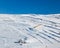 Ski slopes in French Alps