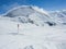 Ski slopes in the ski areal of the Lechtaler Alps