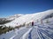 Ski-touring group in Livigno