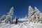 Ski Touring on Krizava, Martinske hole, Mala Fatra, Slovakia