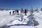 Ski Touring over Vidlica, Little Fatra, Turiec Region, Slovakia