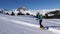 Ski Touring in Pass Thurn, Kitzbuheler Alpen, Tirol, Austria