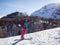 Ski touring winter activity