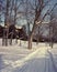 Ski Trail, Montebello, Quebec, Canada.