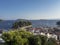 Skiathos city village view from the top
