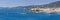 Skiathos island Greece city overview town panoramic view landscape Mediterranean Sea Aegean travel