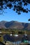 Skiddaw, Derwentwater with yachts on lake, Cumbria