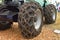 Skidder chains or traction chains for tires