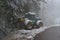 Skidder in the snow