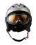 Skier helmet with goggle