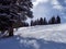 A skier on a ski slope in Colorado