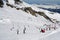 Skiers in Austrian Alps