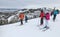 Skiers at Deer Valley resort