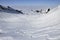 Skiers in Kitzsteinhorn ski resort, Austrian Alps