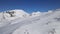 Skiers on ski slope in Obertauern aerial