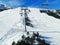 Skiers on the slope in Bansko, Bulgaria