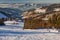 Skiers on slope of Velka Raca - Oscadnica ski resort