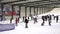 Skiers in Snow Planet Auckland New Zealand