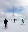 Skiers on way ot mount Praded - Jeseniky