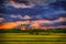 Skies, Church and Prairie - Victoria, KS USA