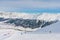 Skiesr on the slope of Ski resort Livigno