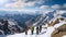 Skiing Guides Explore Vardousia Greek Mountain National Geographic Style