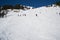 Skiing in mountains, Andorra.