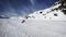 Skiing on Pitztal Glacier, Otztal Alps, Austria