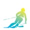 Skiing player design