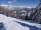 Skiing slopes and mountains near Madonna dÃ­ Campiglio