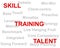 Skill training and talent