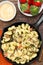 Skillet Baked Tuscan Chicken Pasta