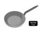 Skillet. Empty frying pan grill isolated on white background. Kitchen utensils for cooking food. Vector illustration