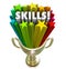 Skills Gold Trophy Best Skillset Experience in Demand