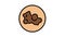 skin cancer color icon animation