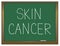 Skin cancer concept.