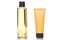 Skin Care Beauty Product on white.yellow bottles