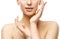 Skin Care Beauty, Woman Face Lips and Hands, Natural Skincare