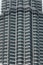 Skin detail of Petronas twin towers in Kuala Lumpur, Malaysia