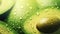 skin organic avocado background