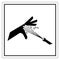 Skin Puncture Pressurized Water Jet Symbol Sign, Vector Illustration, Isolate On White Background Label .EPS10
