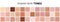 Skin tone color chart. Human skin texture color infographic palette. Facial care design