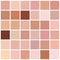 Skin tone color chart. Human skin texture color infographic palette. Facial care design