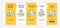 Skincare tips yellow onboarding template