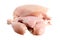 Skinless chicken part