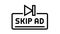 skip ad button line icon animation