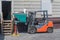 Skip Container Forklift Construction