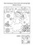 Skip counting by 2 dot-to-dot and coloring page - snowman. Answer included.