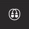 skip rope icon. Filled skip rope icon for website design and mobile, app development. skip rope icon from filled martial arts