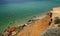 SkipJack Point view of water and cliff